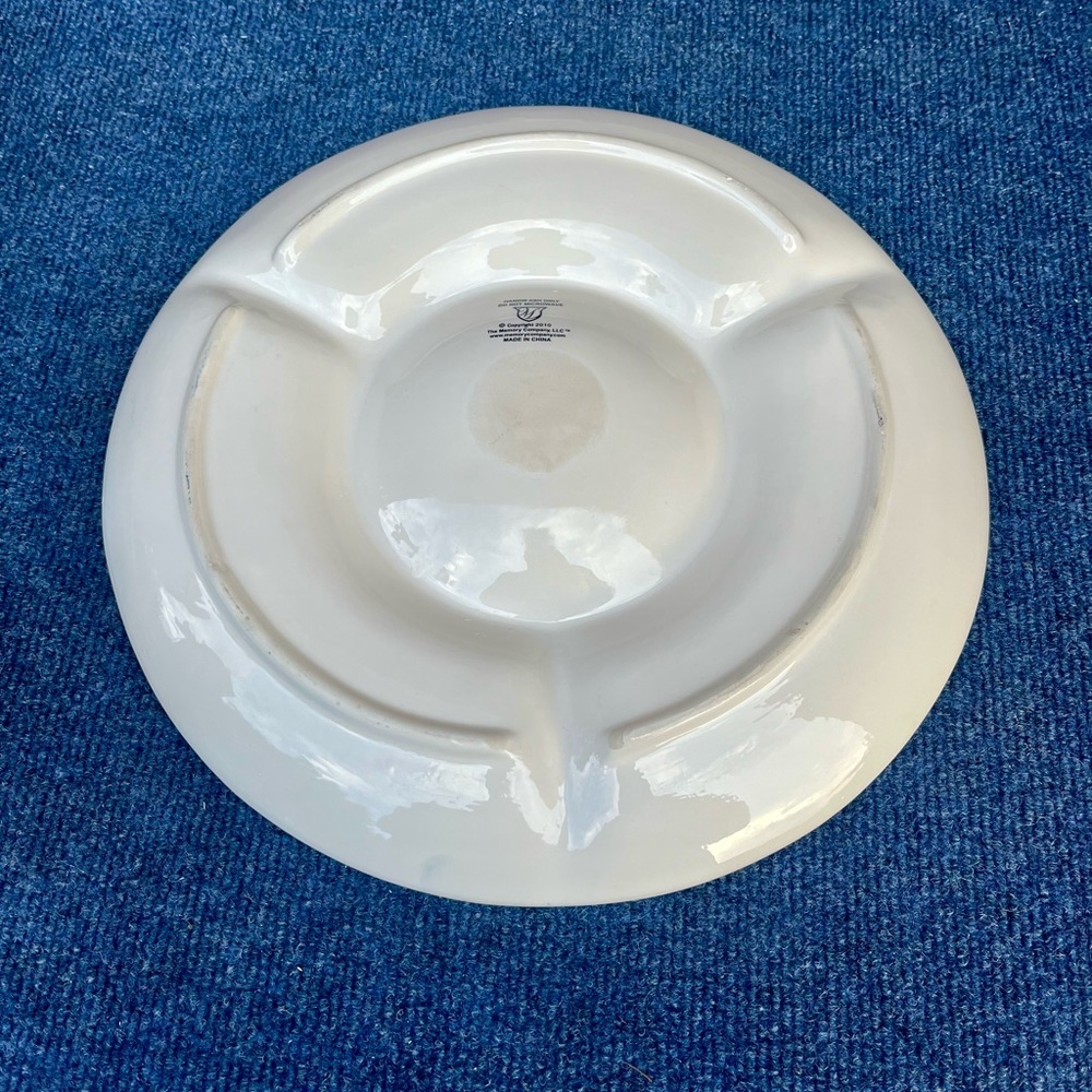 University Of North Carolina Tar Heels Serving Tray Chip& Dip Excellent Cond. - Picture 4 of 4